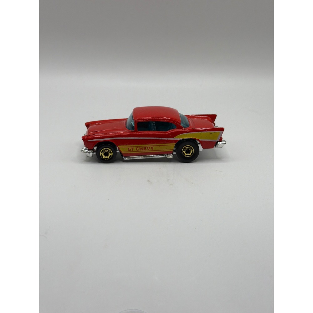 Hot Wheels 57 Chevy Kids 1:64 Red 1976 Mattel Vintage Diecast Toy Car